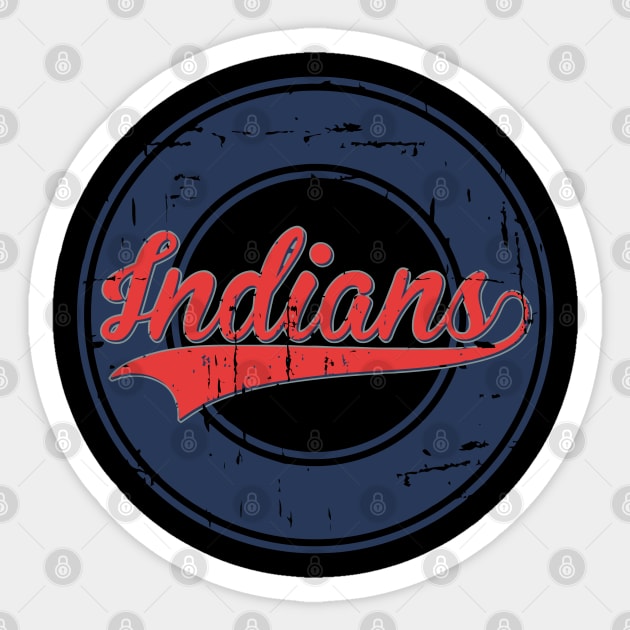 cleveland indians Sticker by kumenolak